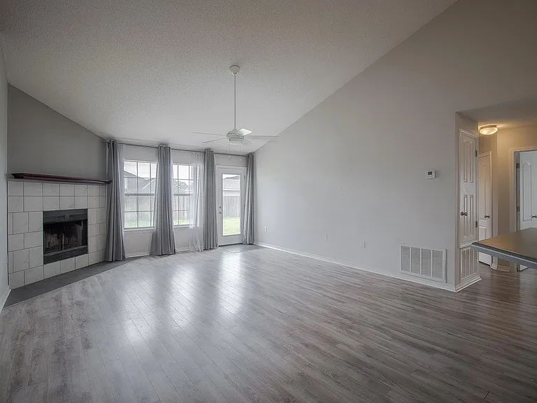 Living room with plenty of natural light