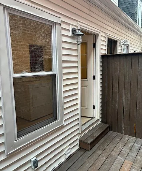 Private patio