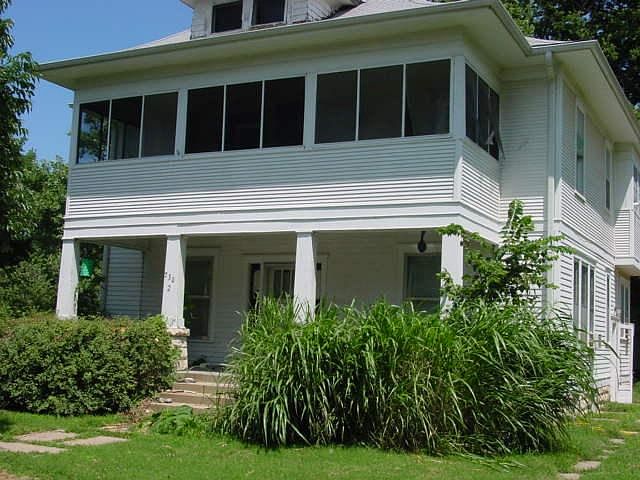 Front entrance porch