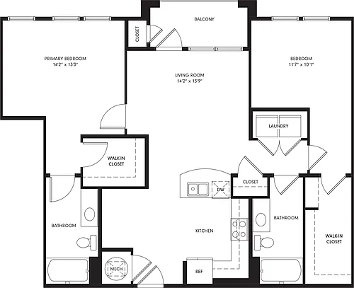 Floor plan B2