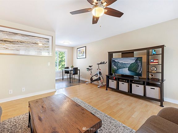 View from living to dining area