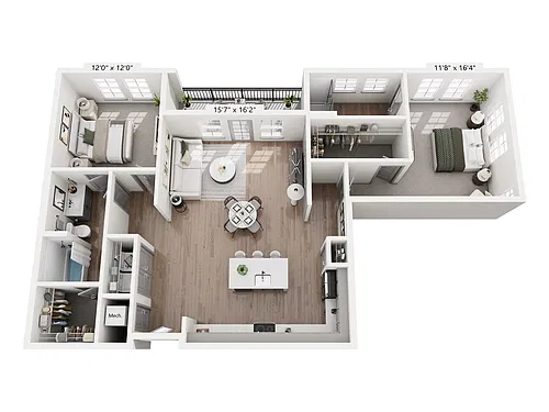 Floor plan Vincent