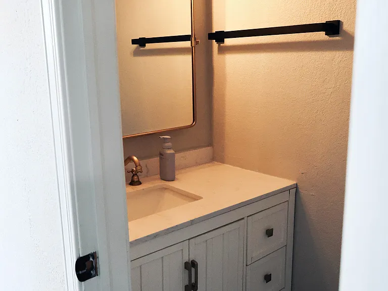 Powder half bathroom