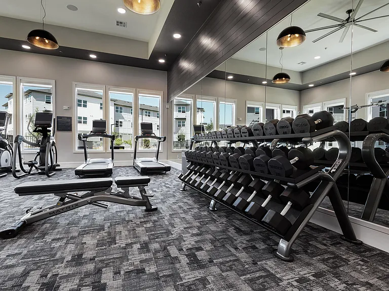 State-of-the-Art Fitness Center at The Hightone - Denton, TX