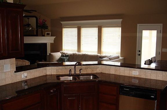 kitchen view from sink