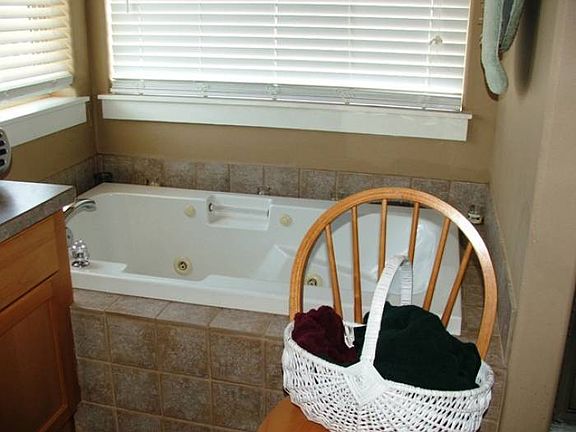 Jetted Tub in Master Bath