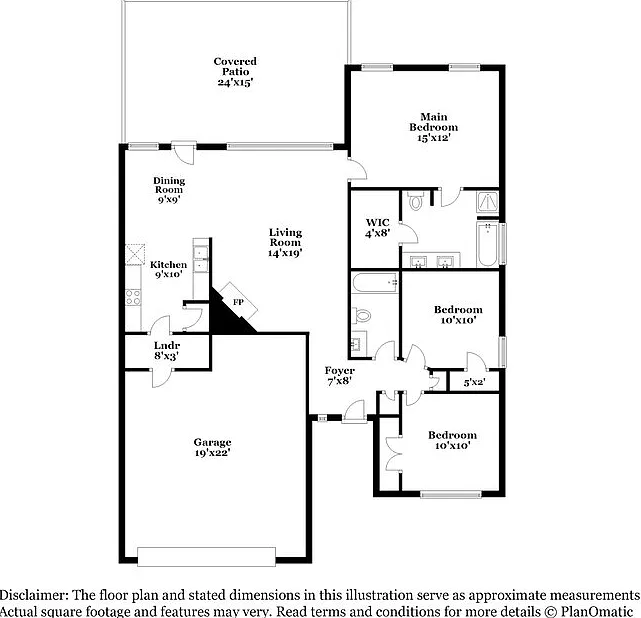 3 bed, 2.0 bath, 1390 sqft, $1,980 — Photo 2