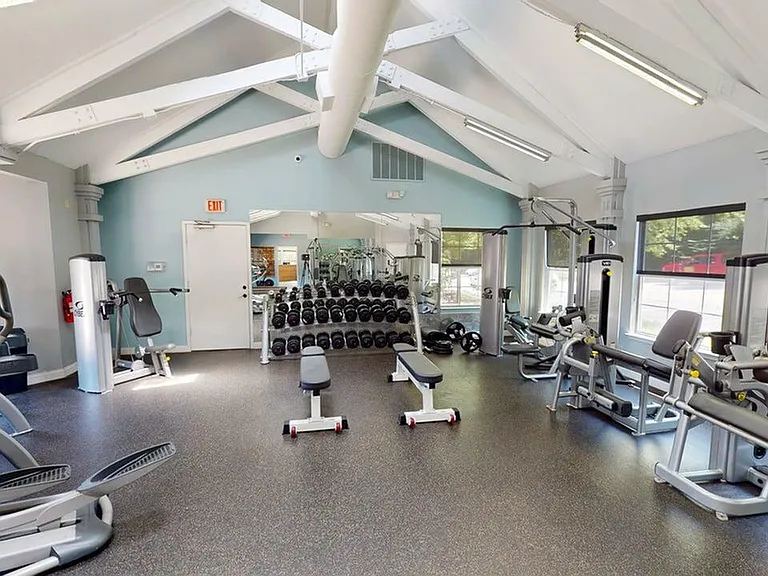 Modern Gym with Machines and Weights