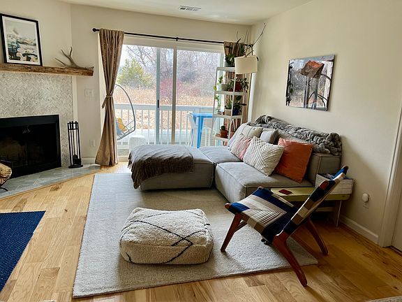 Wide angle living room view