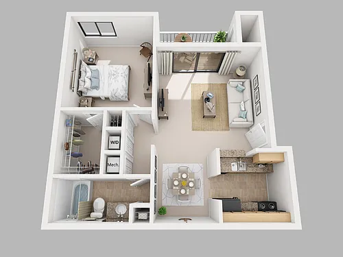 Floor plan The Hanover: Sherwood C