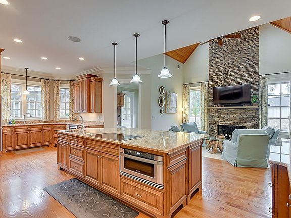 Large kitchen island 