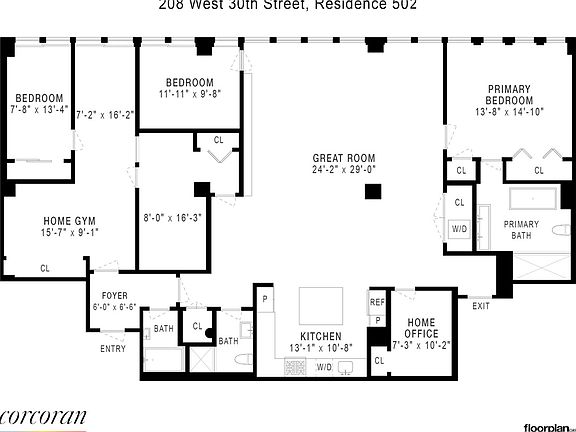 2nd image of 208 W 30th St #502