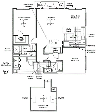 Floor plan The Bradford