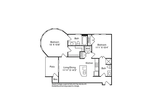 Floor plan Hudson Downtown