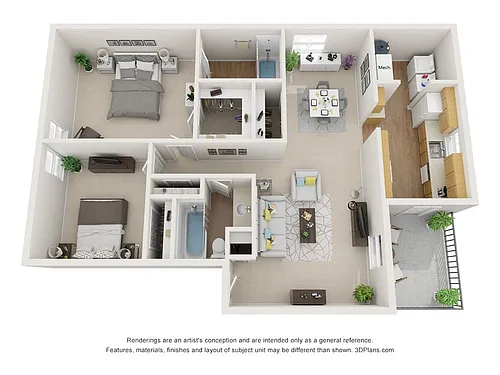 Floor plan 75qu221