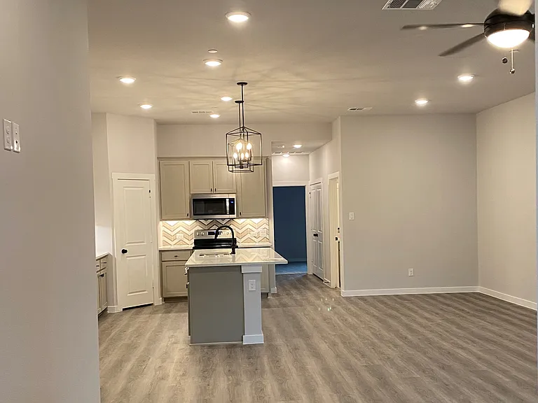Entrance view of the living area