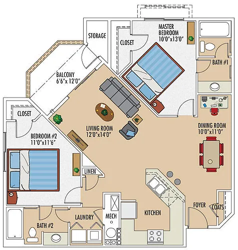 Floor plan Gunnison