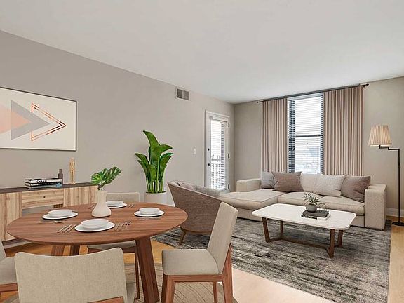 Finish Package II living and dining areas with hard surface flooring