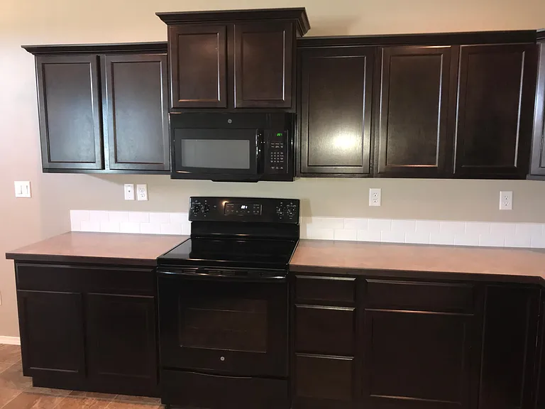 Plenty of countertop workspace