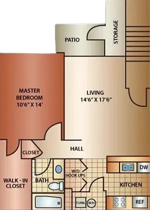 800 Sq. Ft. One Bed One Bath 800 Sq. Ft. One Bed One Bath