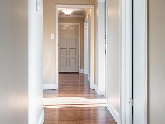 Hallway entry to rooms