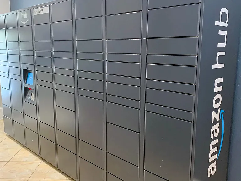 Our Amazon Hub package locker offers seamless and convenient package deliveries to residents!