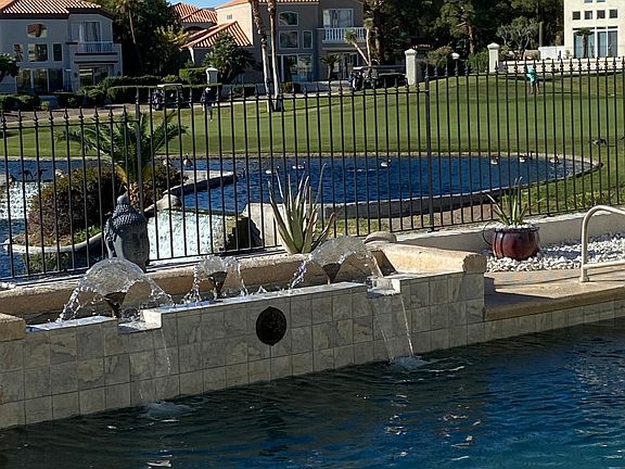 Newly tiled pool