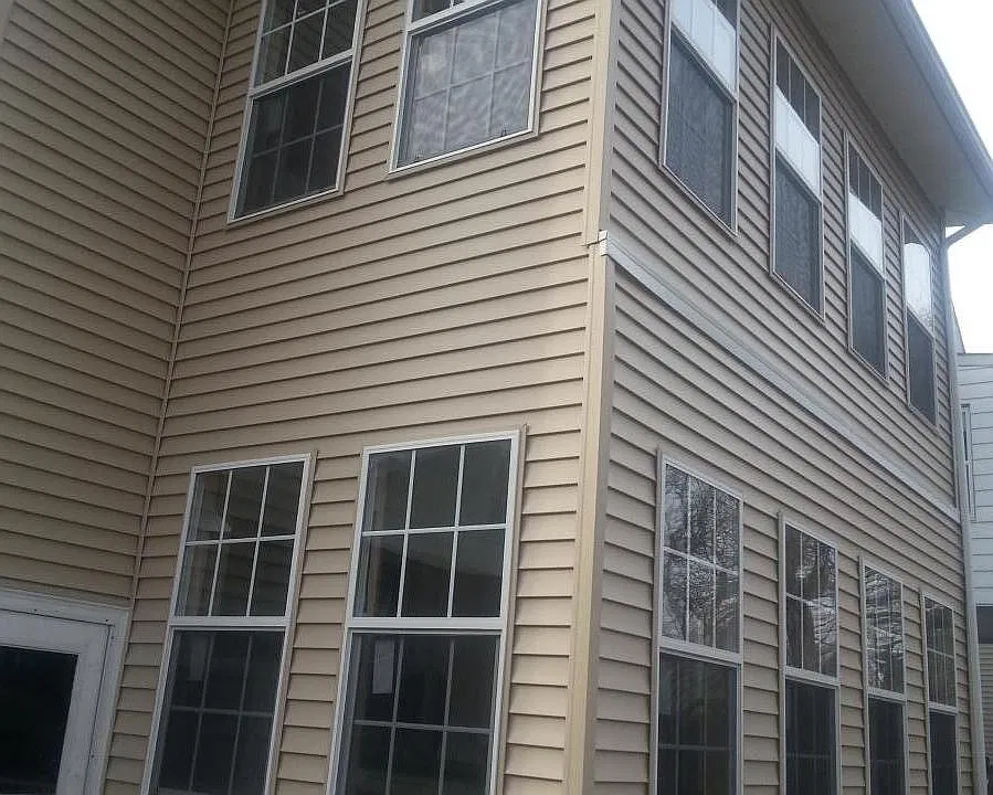 rear view of the house, enclosed porches