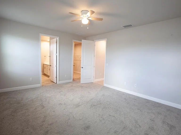Master bedroom with bathroom (shower in bathroom) and walk in closet