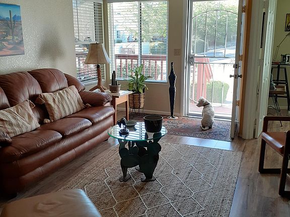 Living room and deck