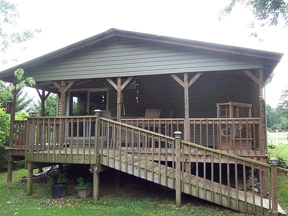 Covered deck off master