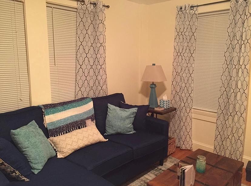 Living room with furniture.