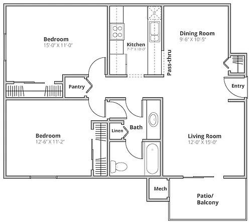 Floor plan Wellington