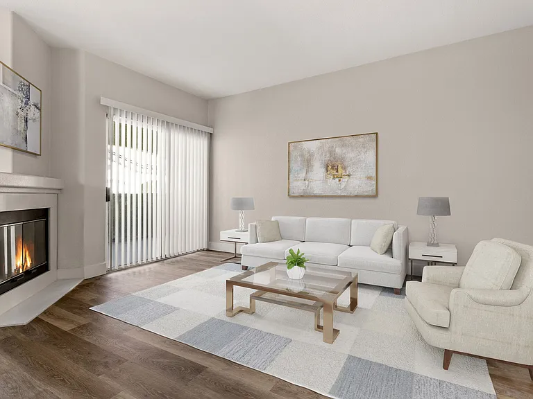 Living Room in 2 Bedroom/ 2 Bathroom