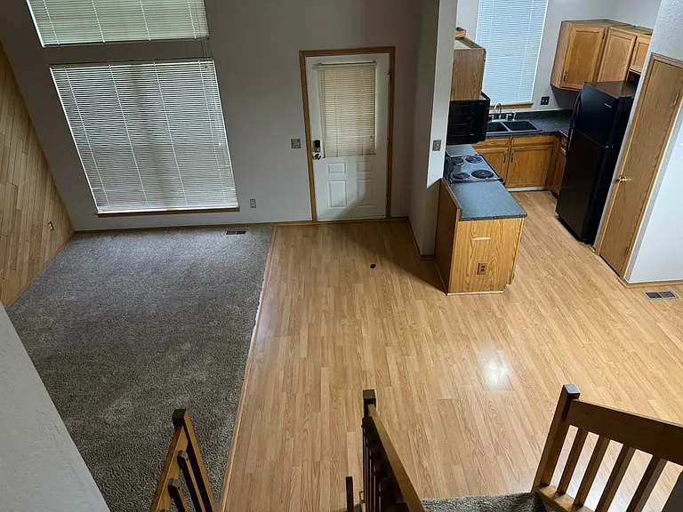Looking into main area