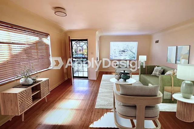 living room/dining area
