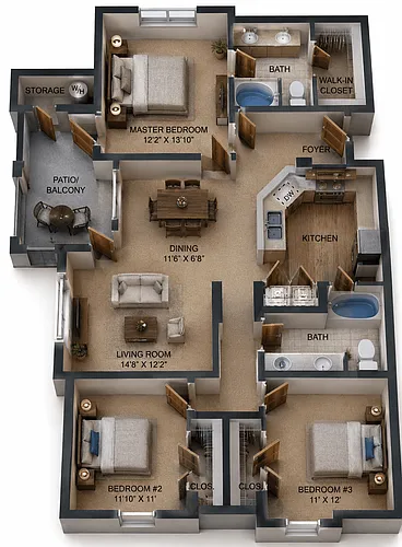 Floor plan Alamo