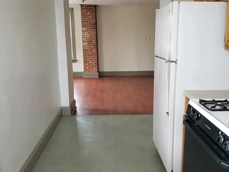View: Kitchen into living room