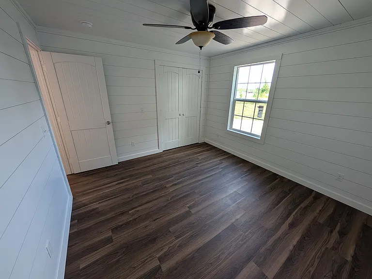 Bedroom with Closet behind double doors