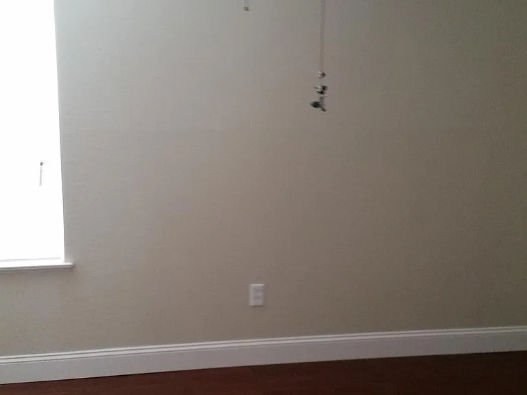 bedroom has ceiling fan