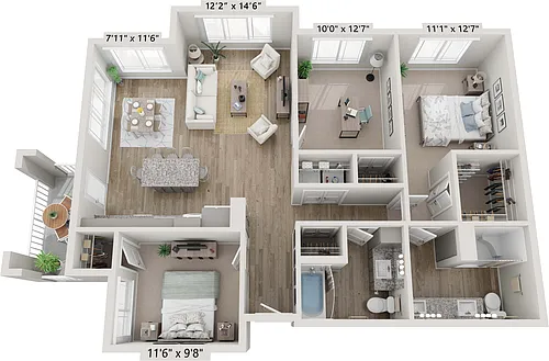 Floor plan 3A