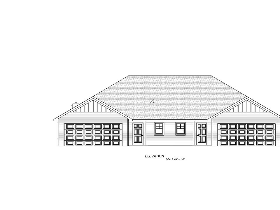 Front of Twin Home (two units visible)