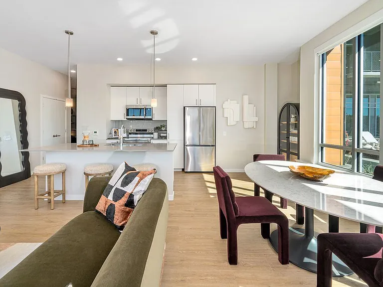 Finish Scheme I kitchen, living and dining area with hard surface flooring