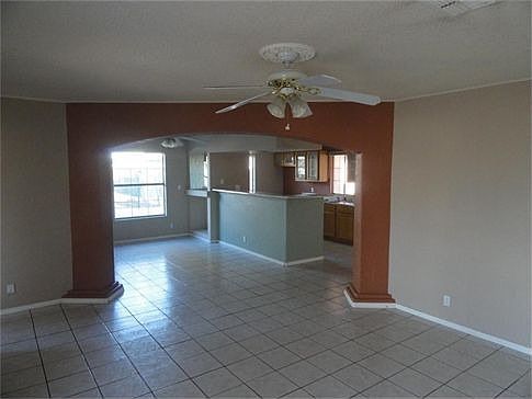 Living Room to Dining and Kitchen