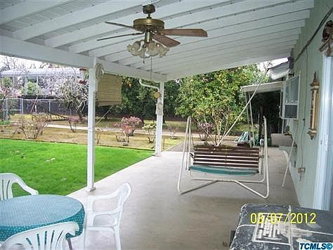 Back yard patio