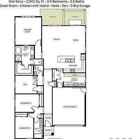 Mirror image of the floor plan