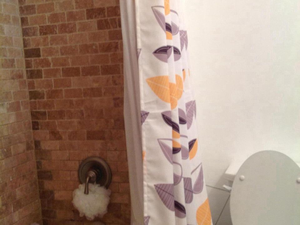 Upstairs shower