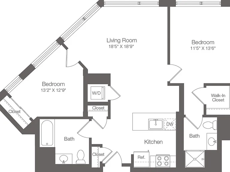 B1 floor plan 3 Journal Square