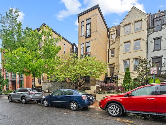 Contemporary Condo Community Entrance