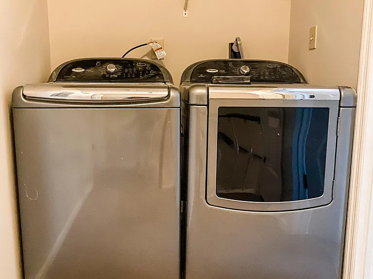 Washer and dryer included in the unit